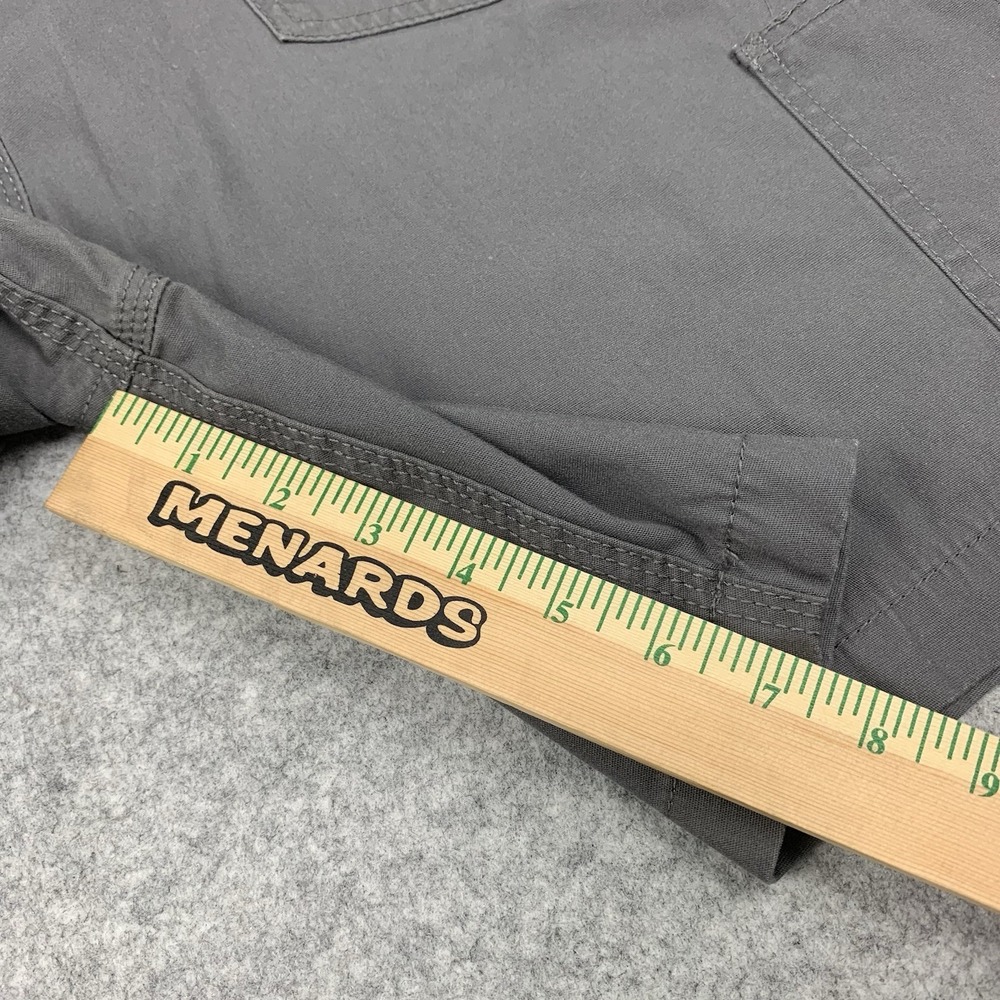 Noble Outfitters Womens Size 18 Cargo Shorts Gray Hi Rise Flex Canvas Hiking - Picture 6 of 6